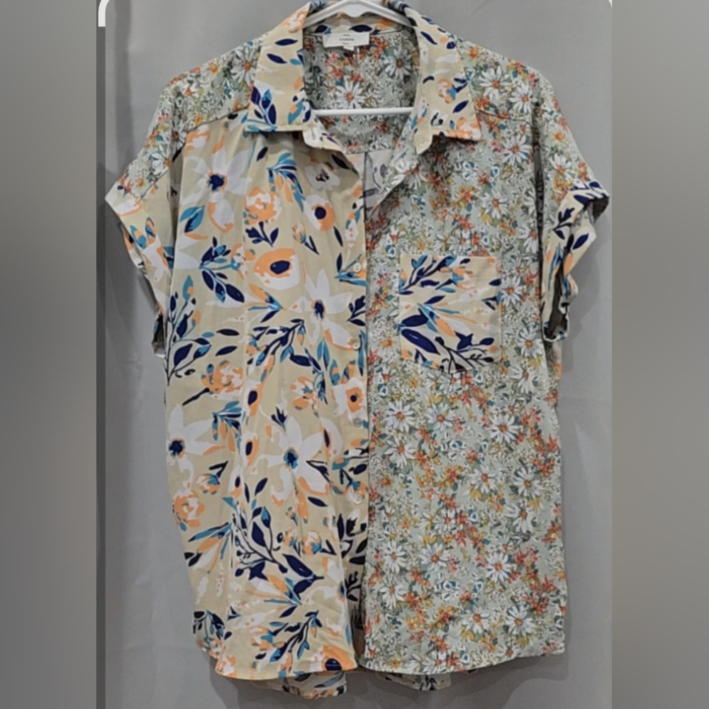 Entro Floral Mixed Print Women's Shirt